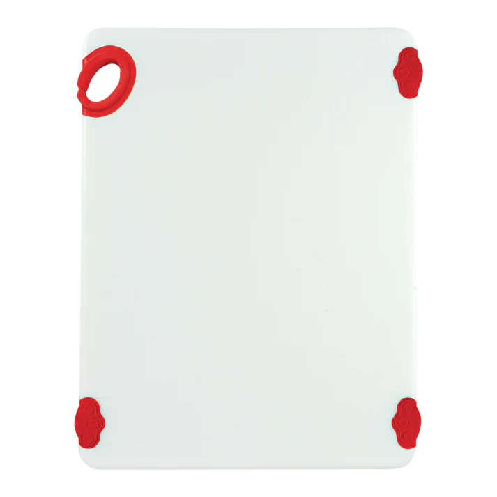 STATIK BOARD Cutting Boards, Colored - 15 x 20, / White/Red