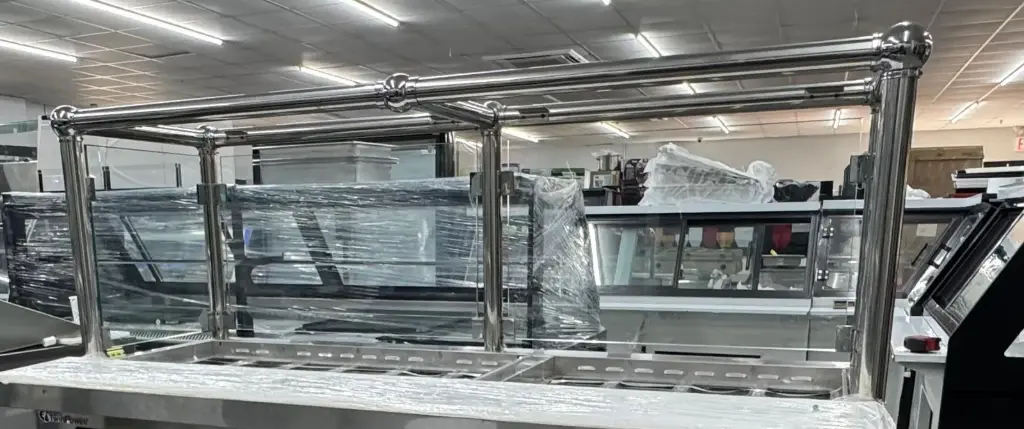 L & J Chrome Sneeze Guards  / 5 ft
