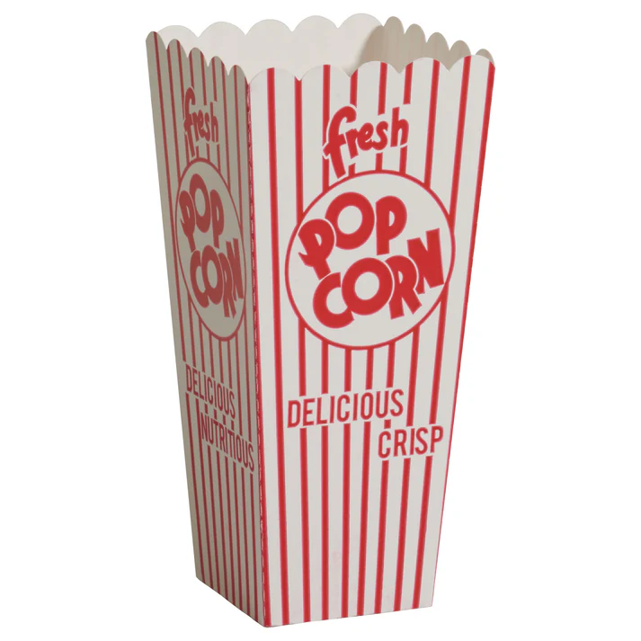 BenchmarkUSA Popcorn Scoop Boxes 500 pieces/case / 1.25 Oz
