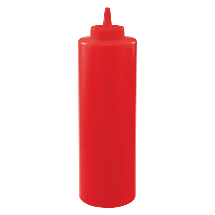 Regular Squeeze Bottles - 24 oz / Red