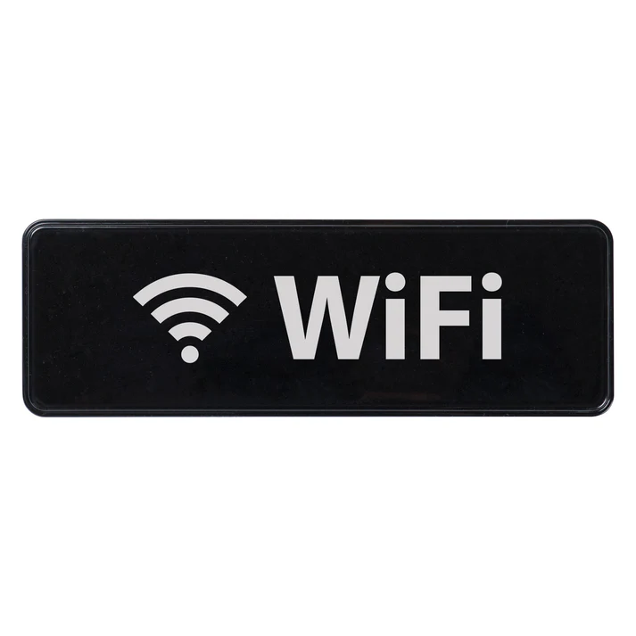 Information Signs 3"x 9" / WIFI