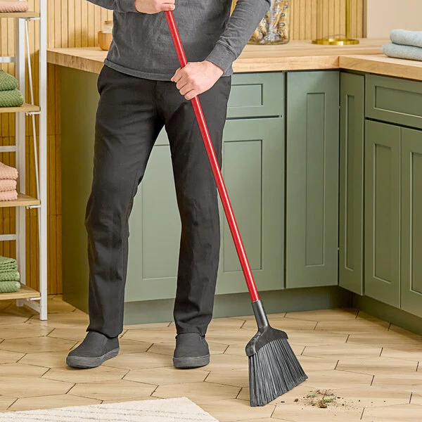Libman 997 15" Wide Commercial Angle Broom - 6/Pack 