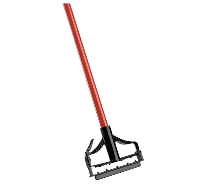 Libman 982 60" Steel Quick-Change Mop Handle with 5" Grip for Libman Mop Heads - 6/Pack 