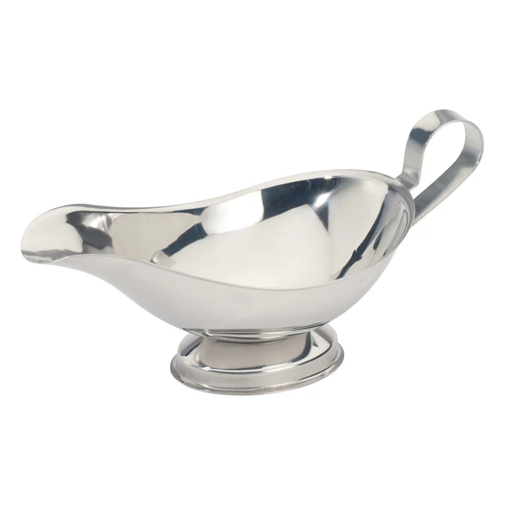  Stainless Steel Gravy Boat - 8 oz