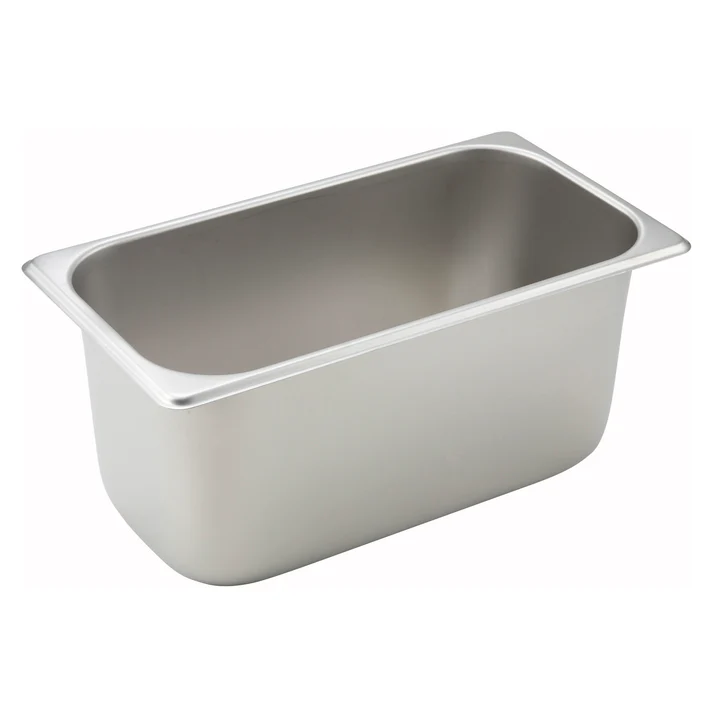  Straight-Sided Steam Pan, 25 Gauge Stainless Steel