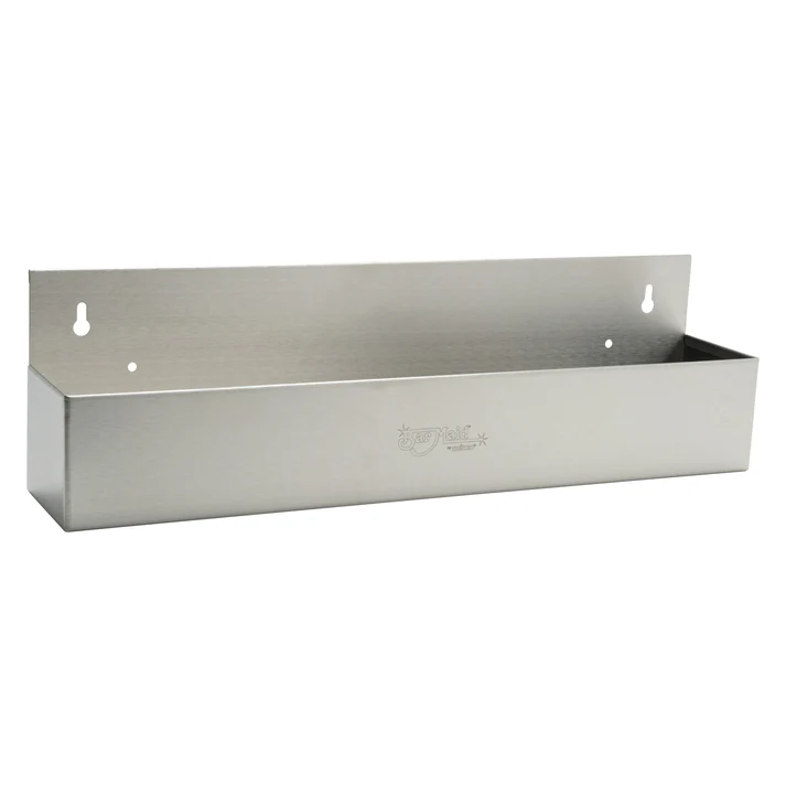 Bar Maid Single Bar Speed Rail, Stainless Steel - 22"