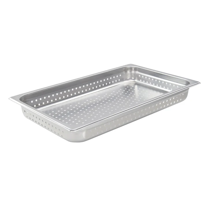 Perforated Steam Pan, 22 Gauge Stainless Steel