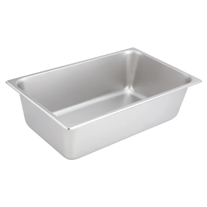 Straight-Sided Steam Pan, 25 Gauge Stainless Steel