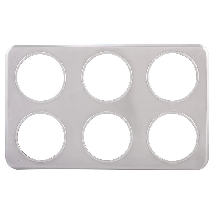 Adaptor Plate, Six 4-3/4" Holes, Stainless Steel