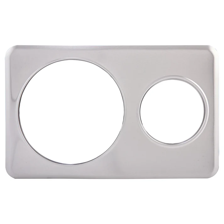  Adaptor Plate, 6-3/8" &amp; 10-3/8" Holes, Stainless Steel