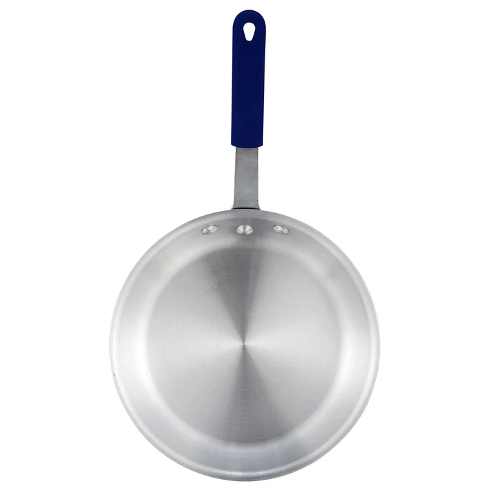 Aluminum Fry Pan, Gladiator, Natural Finish - 8" Dia with Silicone Sleeve