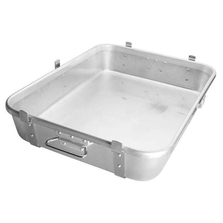 Heavy-Duty Double Roaster with Straps, Lugs & Handles