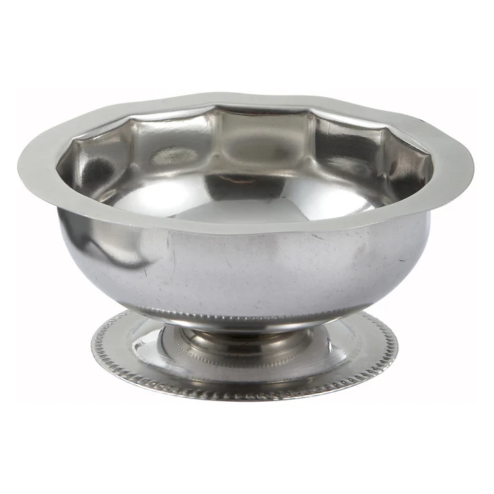 Sherbet Dish, 3-1/2oz, Stainless Steel