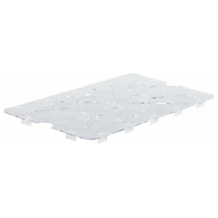  Drain Shelf for PFSH & PFHW series, 8-1/4" x 14-1/4", Clear, PC, NSF