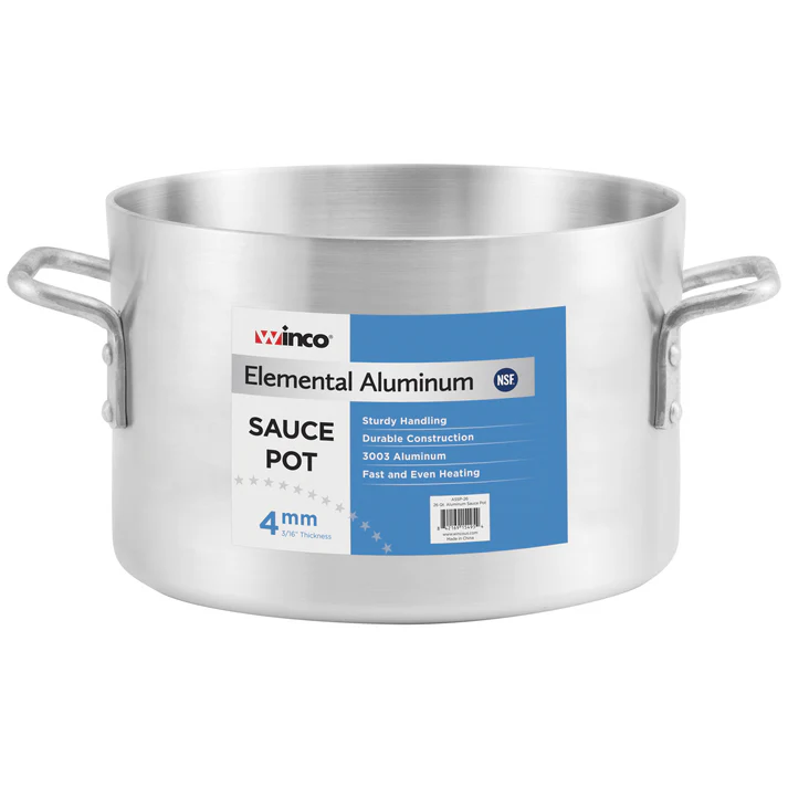  Elemental Aluminum Sauce Pot, 4mm - 20 Quart
