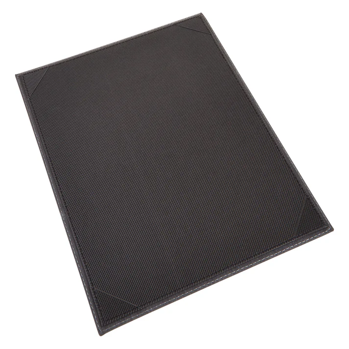  Single-View Menu Cover - Gray, 8-1/2" x 11"