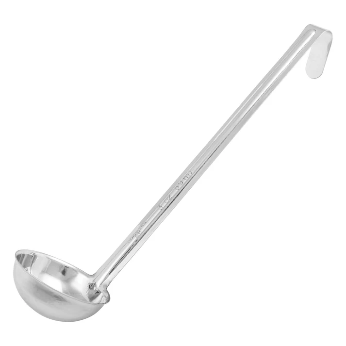 Winco Prime One-Piece Ladle, Stainless Steel - 3 oz