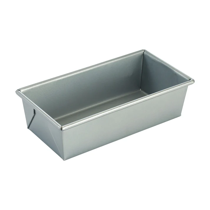  Aluminized Steel Loaf Pans with Silicone Glaze - 1 lb, 9" x 4-1/2" x 2-3/4"