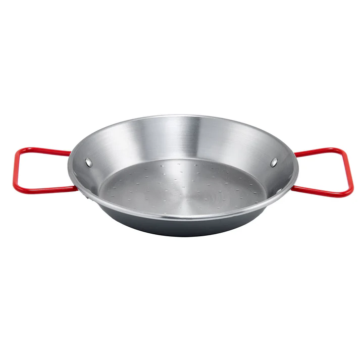 Paella Pan, Polished Carbon Steel (Spain) - 14-1/8"