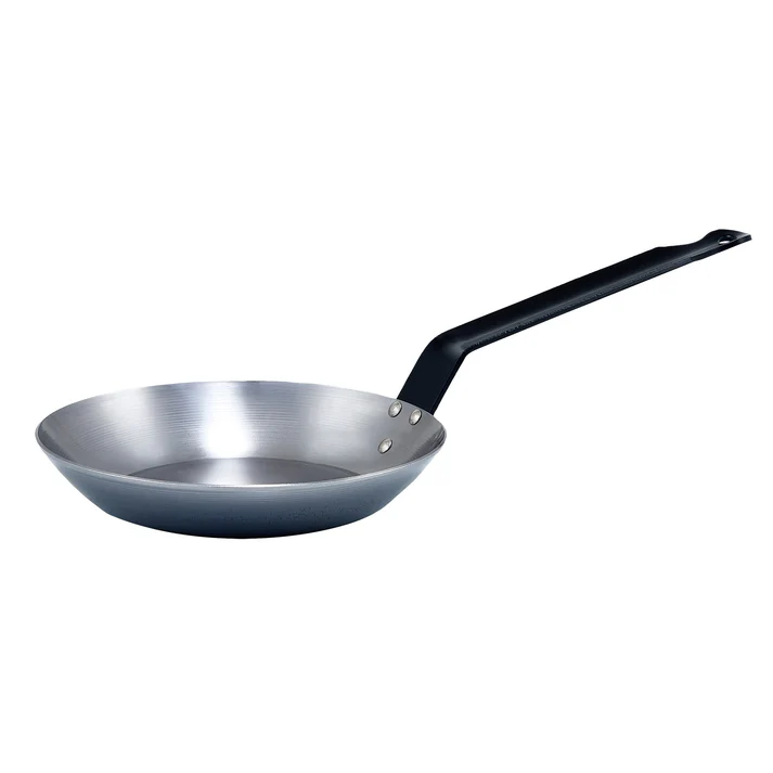 French Style Fry Pan, Polished Carbon Steel (Spain) - 11-1/8"