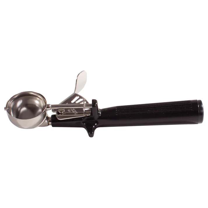 Winco Prime 18/8 Stainless Steel One-Piece Thumb Press Disher - 30