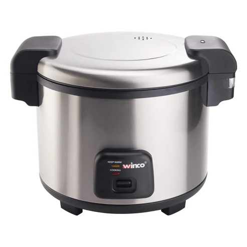 Electric Rice Cooker/Warmer with Hinged Cover (30 cups)