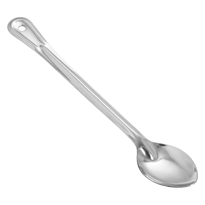  Heavy-Duty Basting Spoon, Stainless Steel, 1.5mm - Solid, 15"