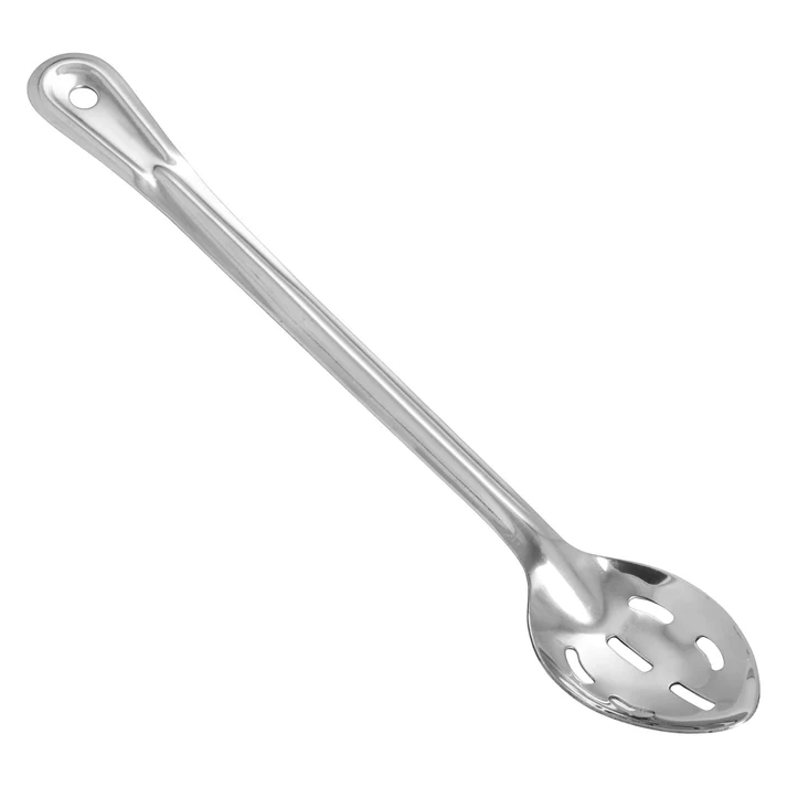 Basting Spoon, Stainless Steel, 1.2mm - Slotted, 15"