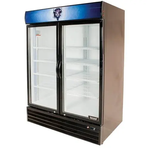 Bison Two Door Reach-In Merchandiser 