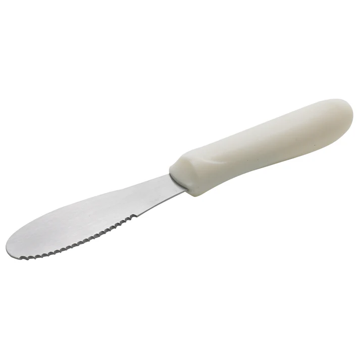 Sandwich Spreader, Red PP Hdl, 3-5/8" x 1-1/4" Blade