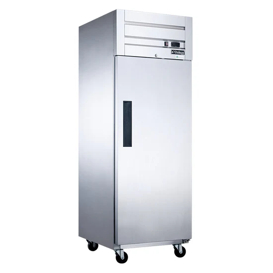 Commercial Single Door Top Mount Freezer in Stainless Steel