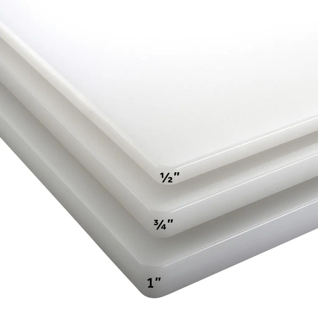 White Rectangular Cutting Board - 18" x 24" x 1/2"