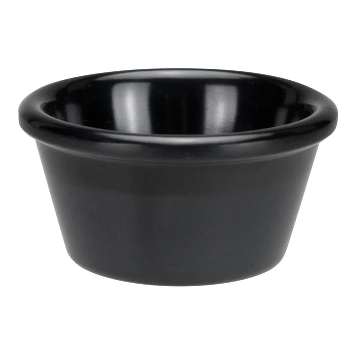 Melamine Ramekin, Plain -  4 Oz / black