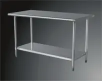 Work Table 18GA.430S/S Flat Top Shelf                                                                                                 18GA / 30" x 84"