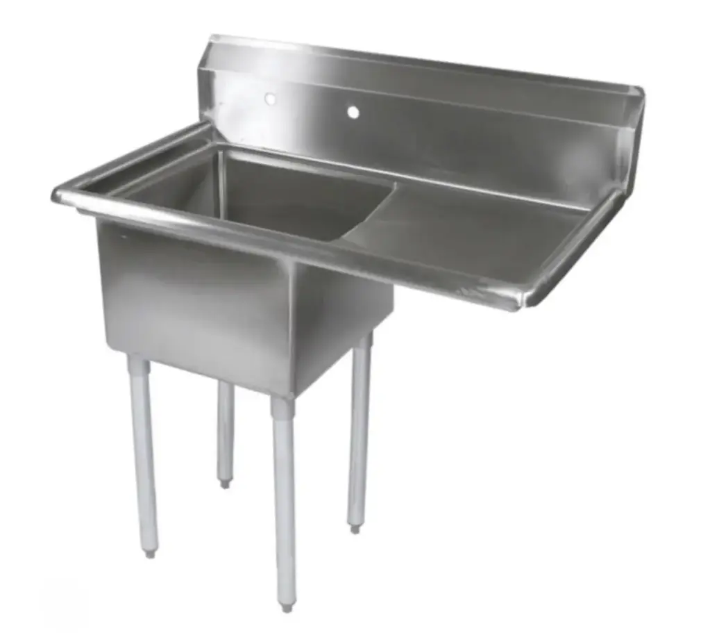 L&J LJ1216-1R 27" 1 Compartment Sink / Right Drainboard