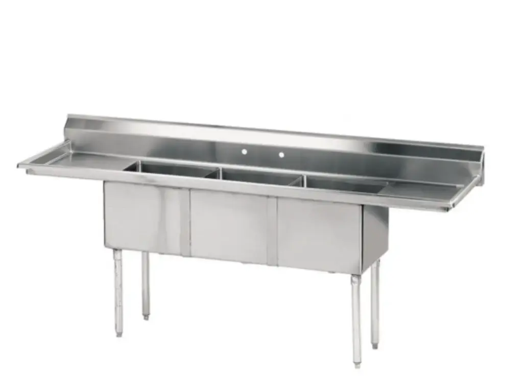 Three-Compartment Sink L&J / LJ1824-3 / 1RL