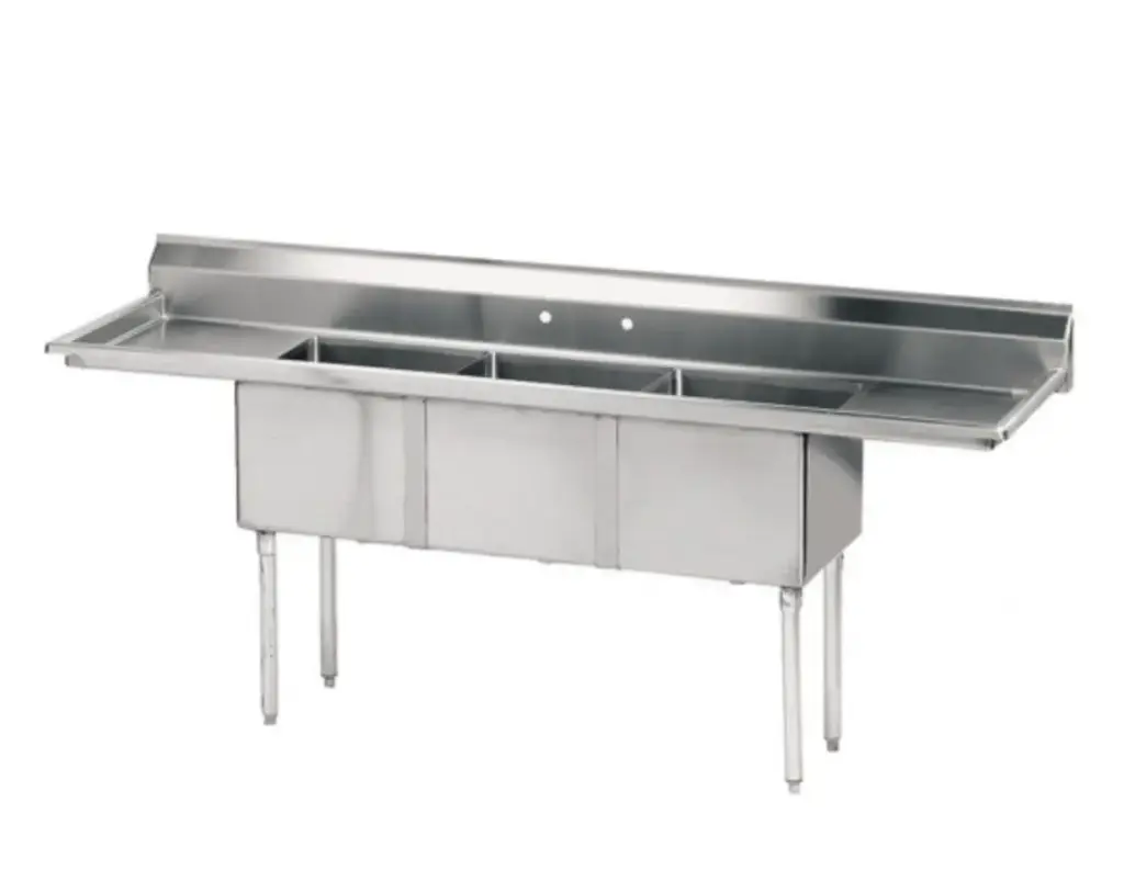 Three-Compartment Sink L&J / LJ2424-3 / 1RL