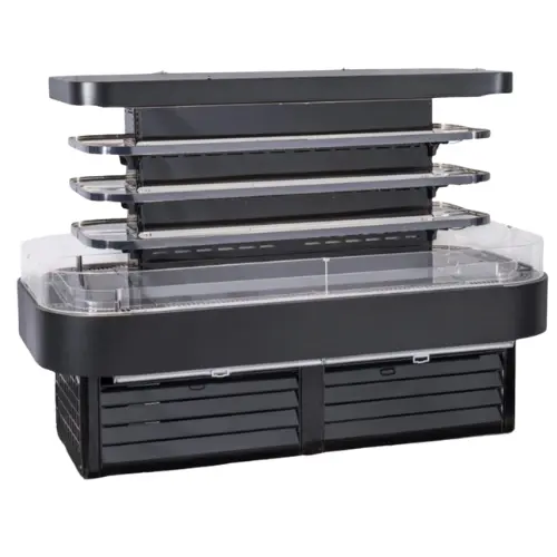 [SC-OD421-7-S-LED] Island Merchandiser 7 ft 