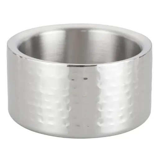 [DWCC-5H] Double-Wall Wine Coaster - Hammered