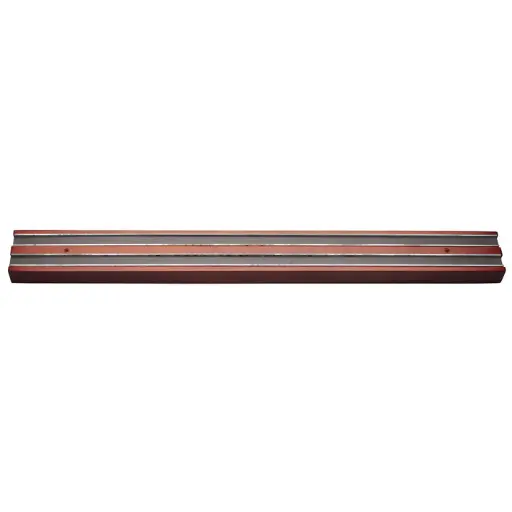 [WMB-12]  Magnetic Knife Bar, Wooden Base - 12"