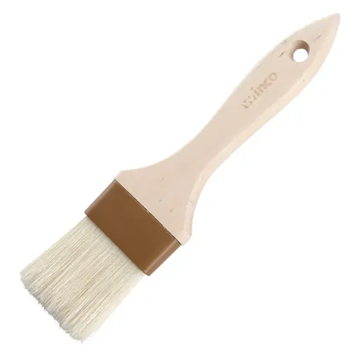 [WFB-20] Pastry/Basting Brush with Plastic Ferrule - 2" Flat