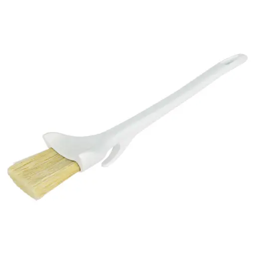 [WBRP-20H] Pastry/Basting Brush with Hook and 2" Wide Concave Head