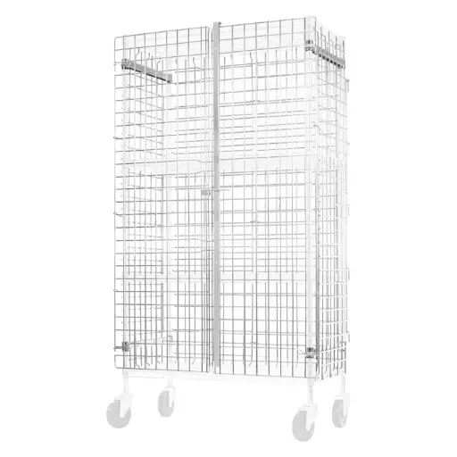 [VCG-1848] Security Cage, Chrome-Plated - 18" x 48" x 63"