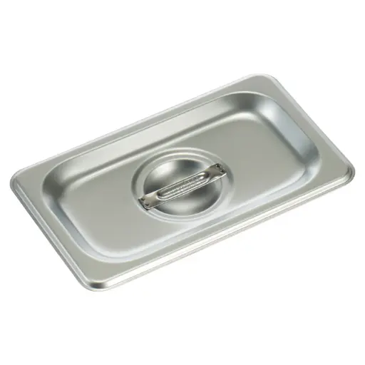 [SPSCN] 18/8 Stainless Steel Steam Pan Cover, Solid - Ninth (1/9)