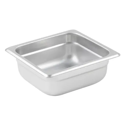 [SPJP-602] Anti-Jam Steam Pan, 23 Gauge Stainless Steel - 1/6, 2-1/2"
