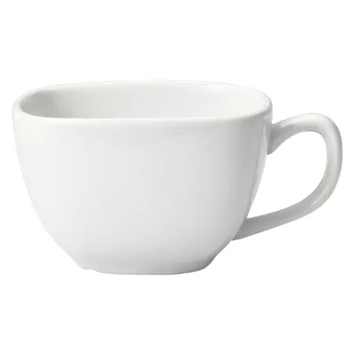 [RCC-8] Royalsquare Square Coffee Cup, 8 oz, White Porcelain, 36 Pieces/Case