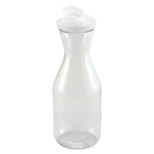 [PDT-10] Decanter with Flip Top Lid, Polycarbonate - 1 Quart