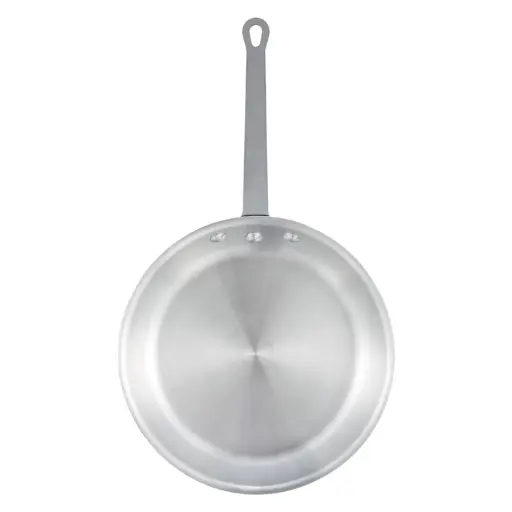 [AFP-14S] Aluminum Fry Pan, Majestic, Satin Finish - 14" Dia