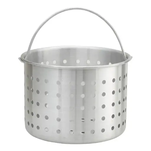 [812944003296] Aluminum Stock Pot Steamer Basket - 20 Quart