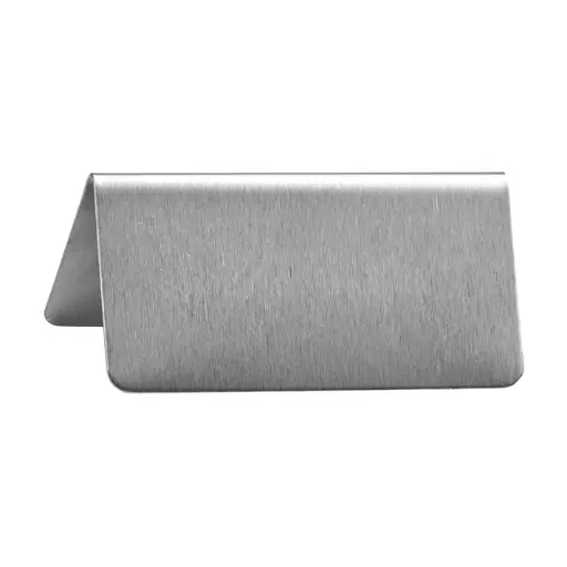 [SGN-100] Tent Sign, Stainless Steel - Blank
